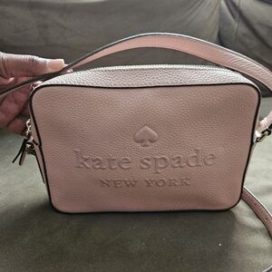 kate spade Blush Pink Pebbled Leather Crossbody Bag